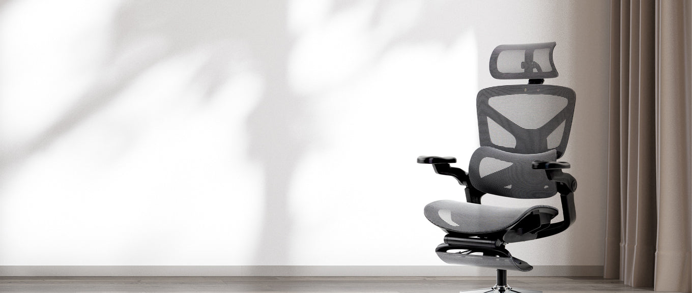 EP500 | Ergonomischer Bürostuhl mit Fußstütze